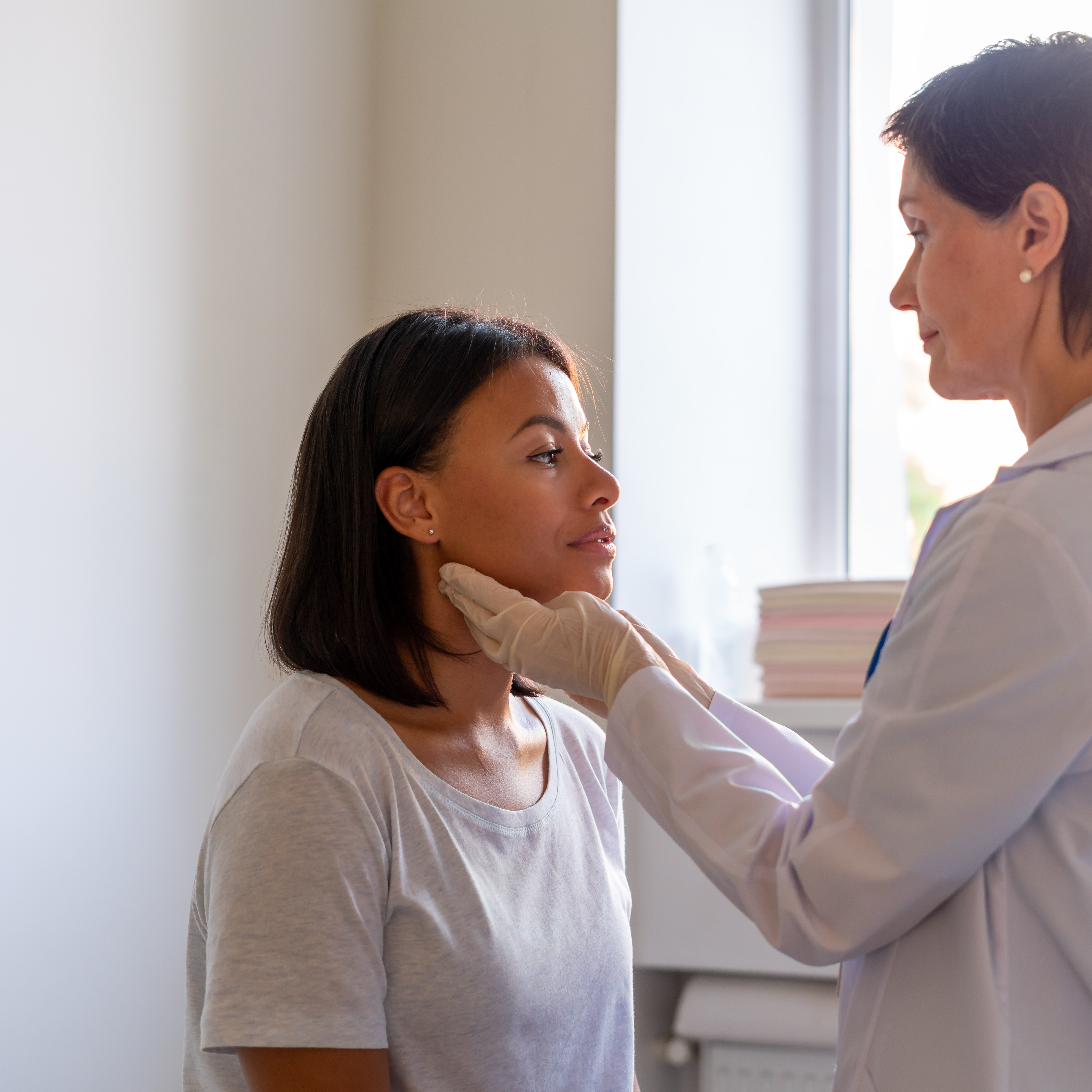 Indian female doctor reviewing medical results